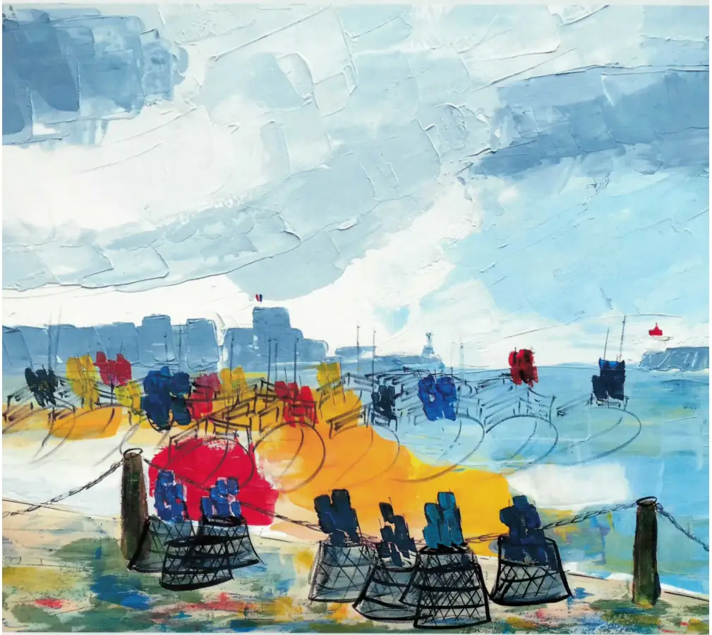 Exposition de Jacques Leblanc : peinture, sculpture