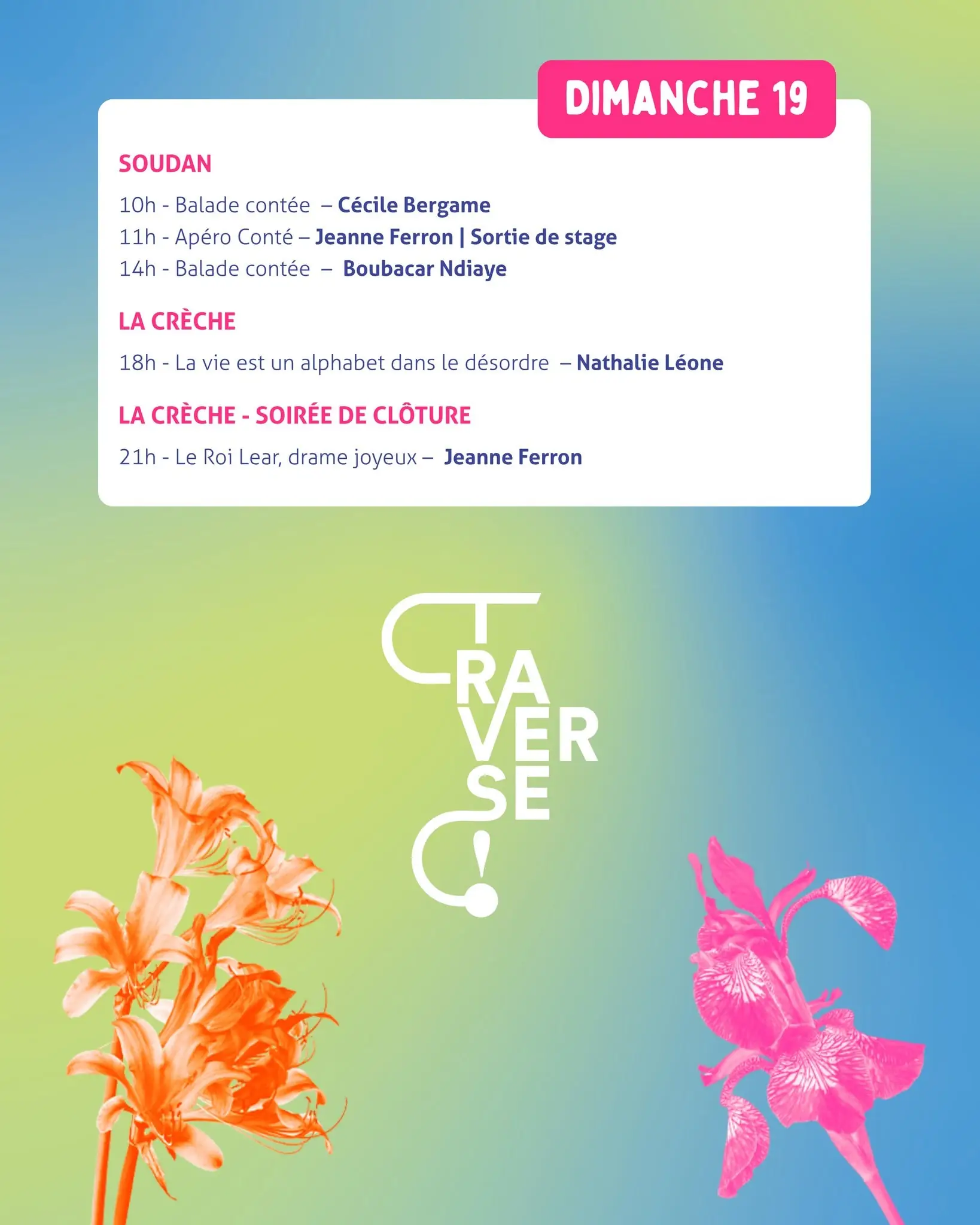 Festival Traverse :  au jardin des merveille – FLORENCE FÉRIN