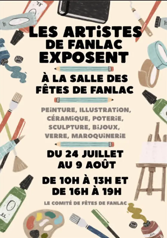 Les artistes de Fanlac exposent
