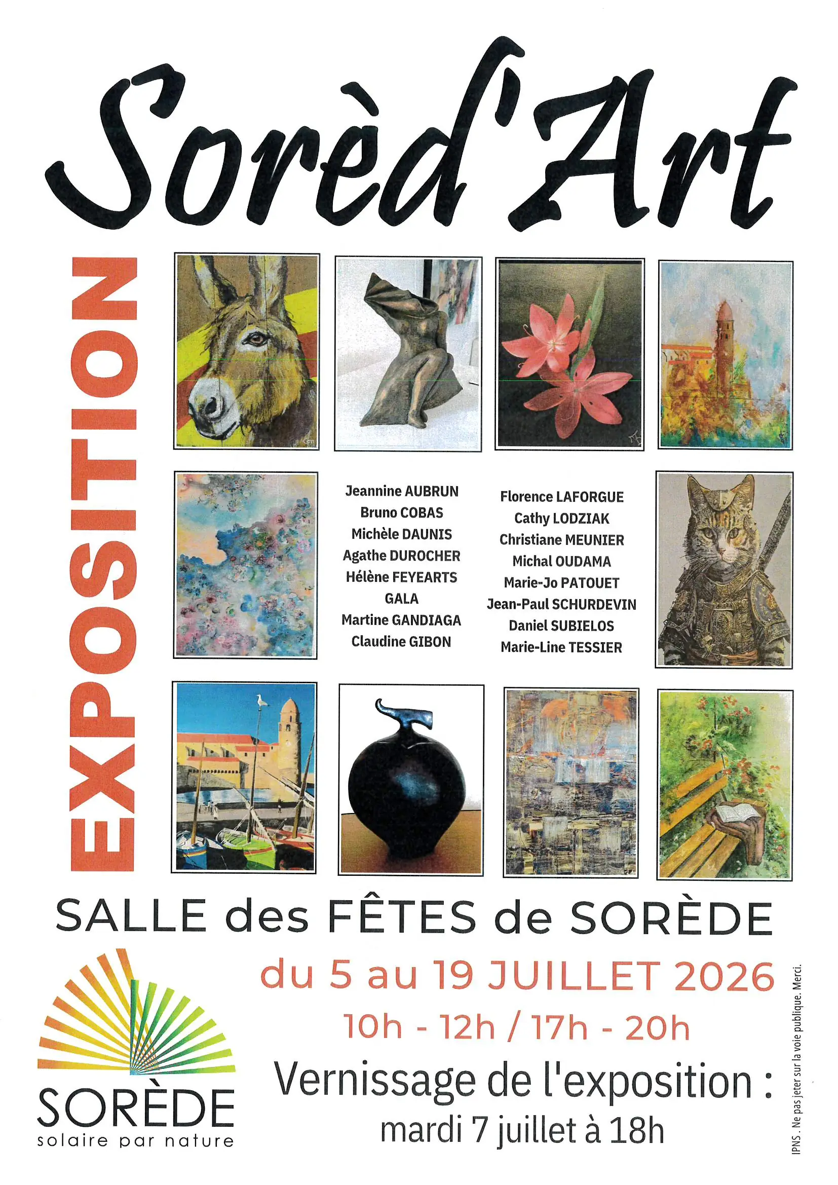 EXPOSITION SORED'ART