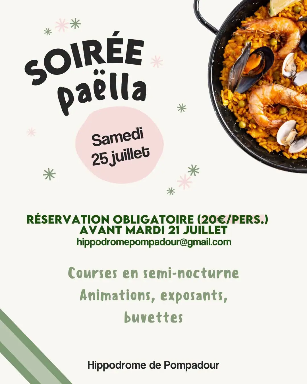 Courses hippiques - Paëlla géante