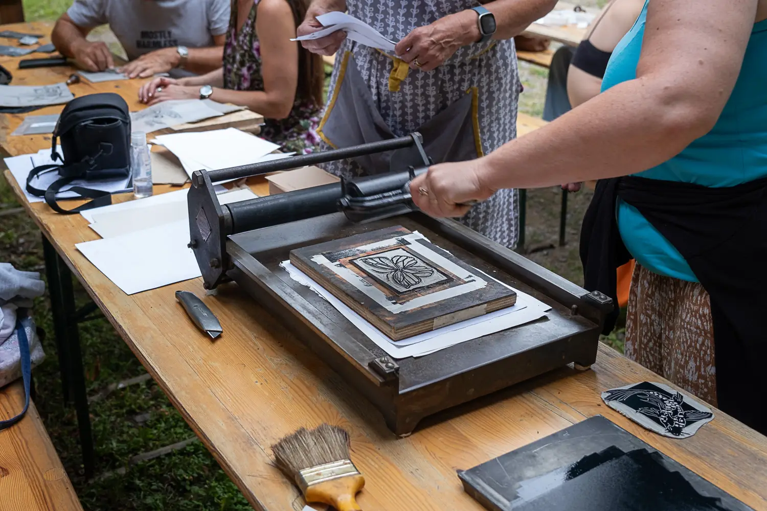 Atelier linogravure