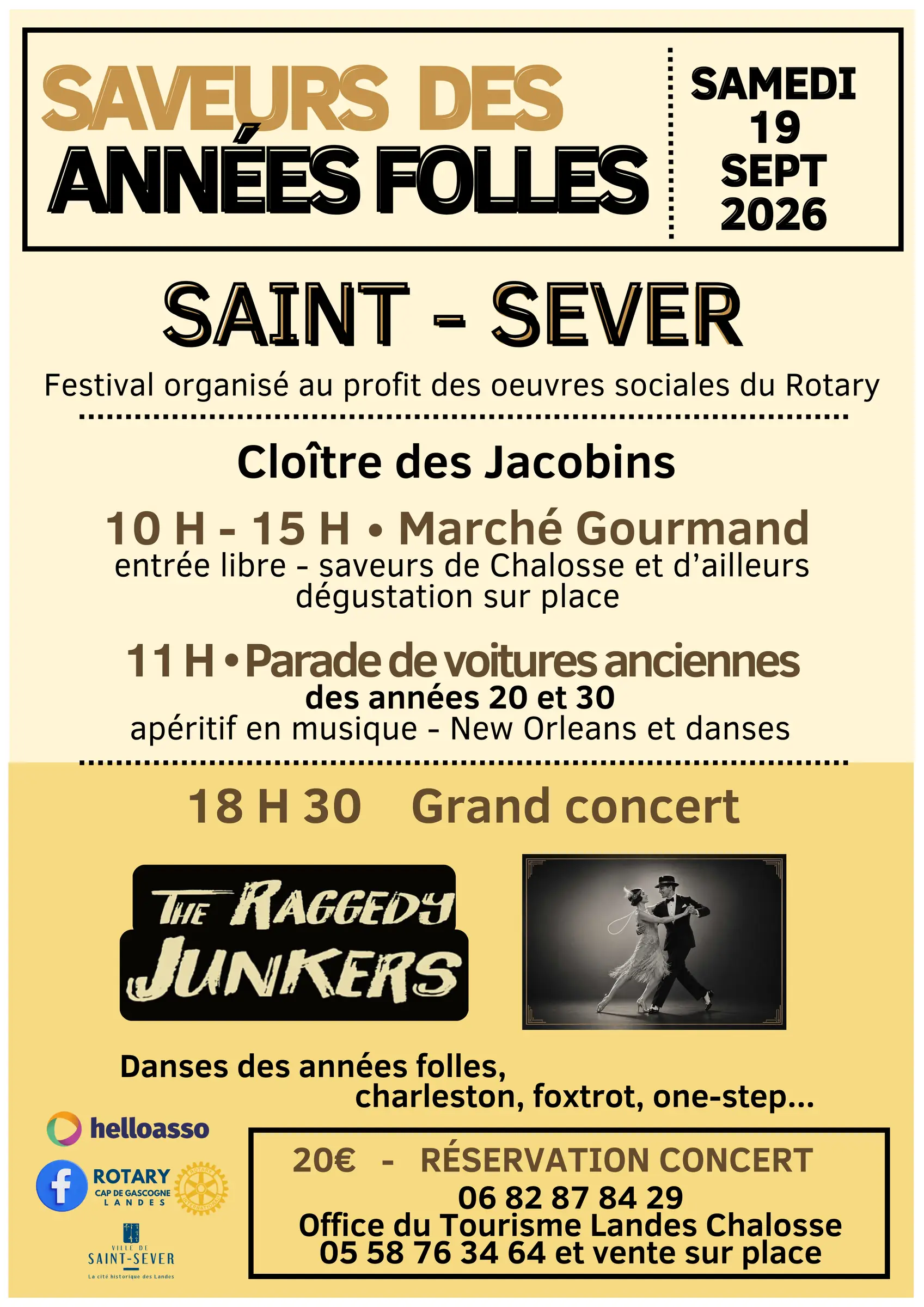 Concert The Raggedy Junkers  Danses des années folles