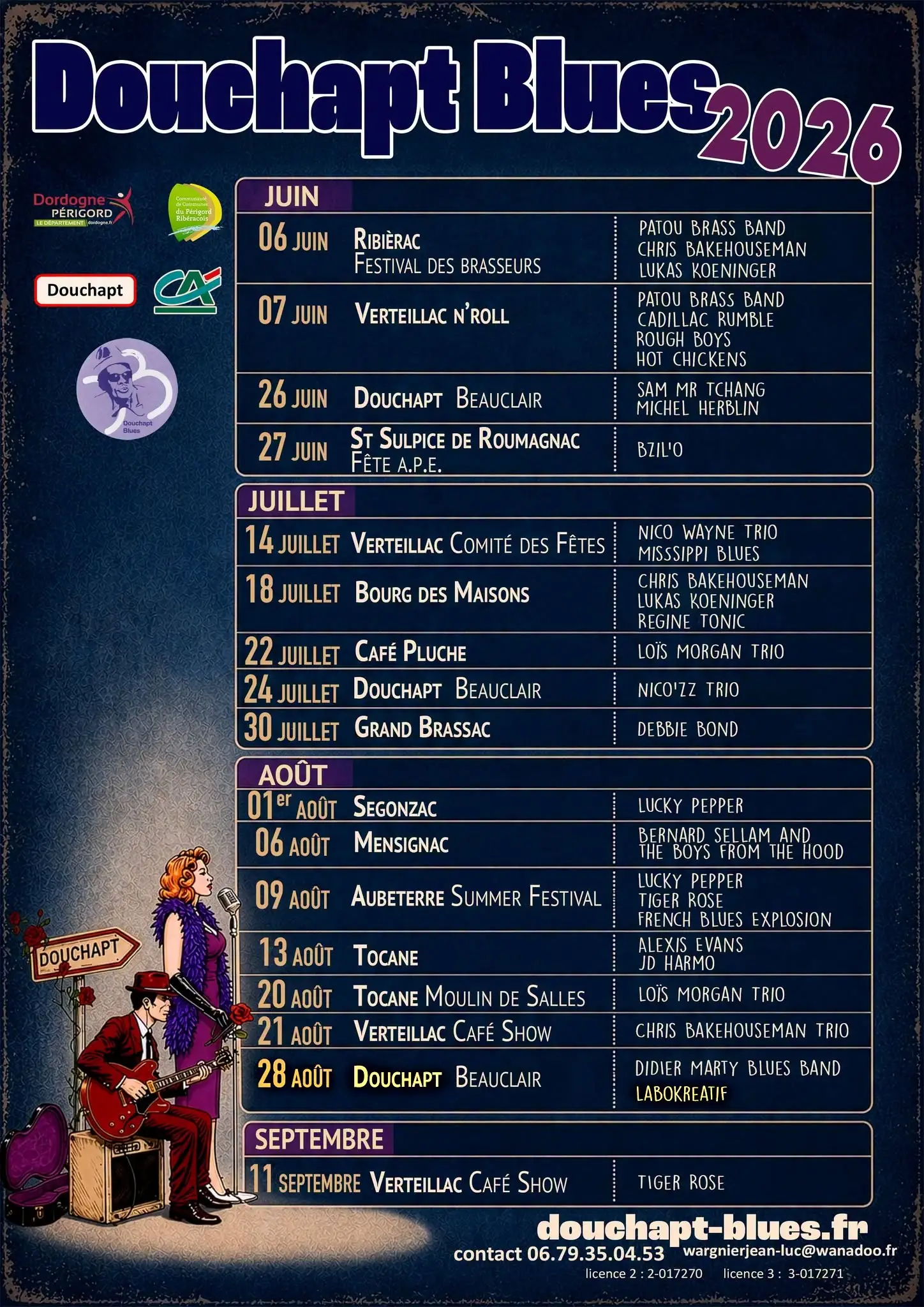 Concert Douchapt Blues