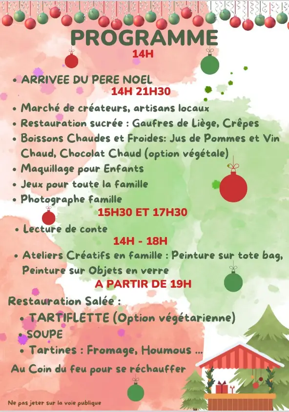 Marché de noël à Fons