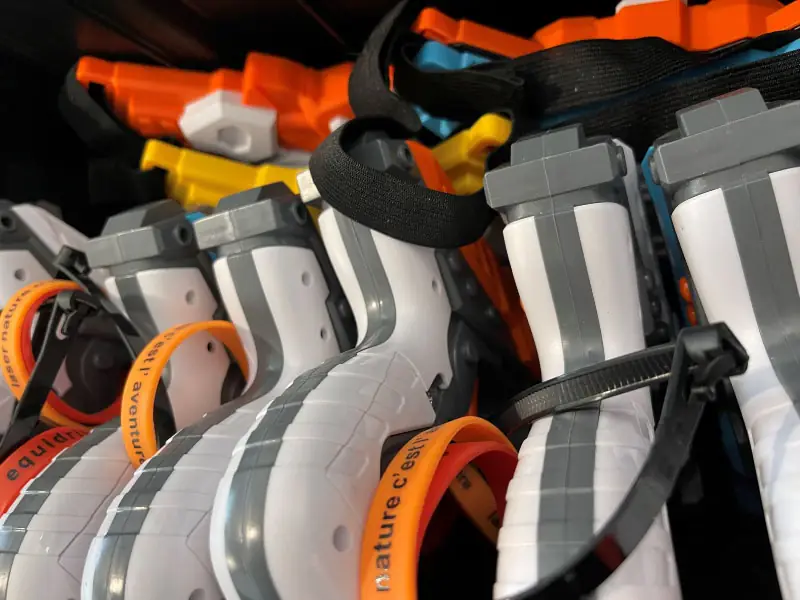 Laser game à dos d'âne