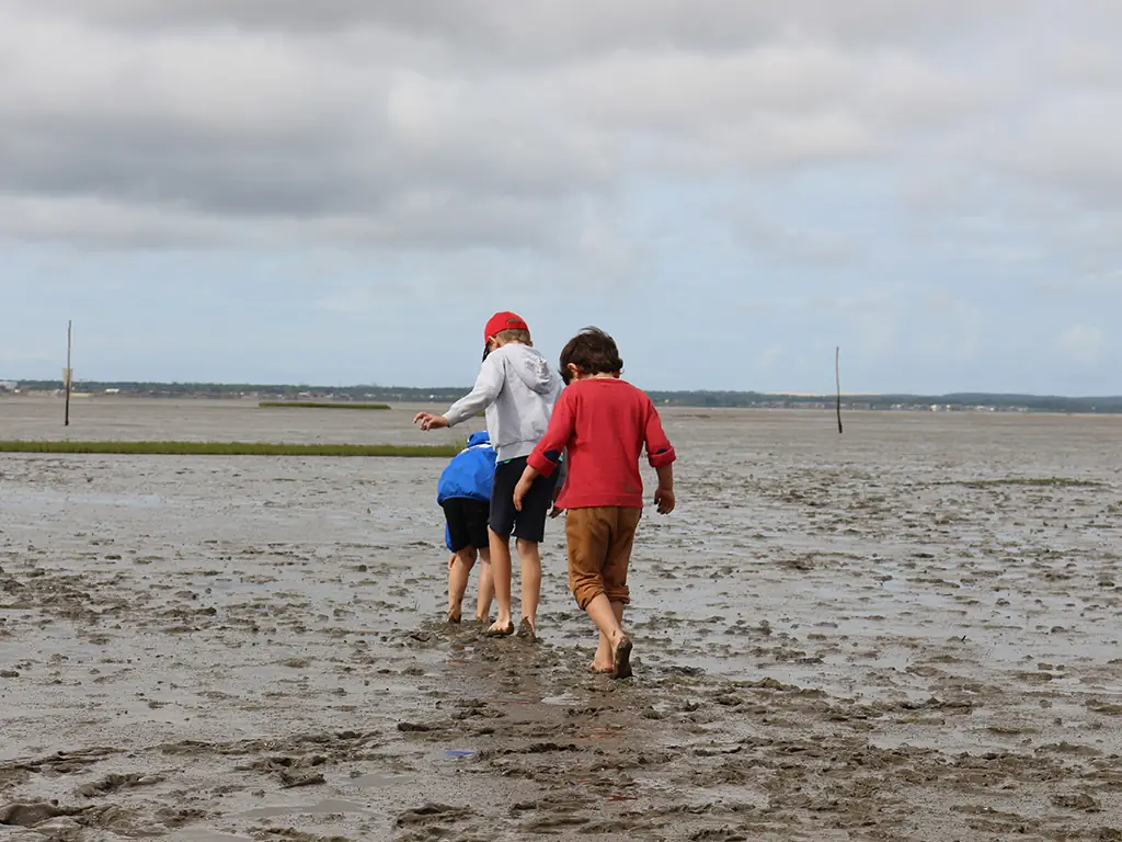La plage des petits explorateurs