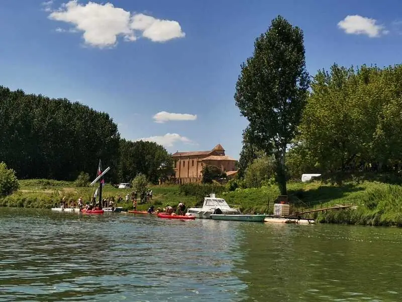 Descente de la Garonne en canoë avec observation du mascaret