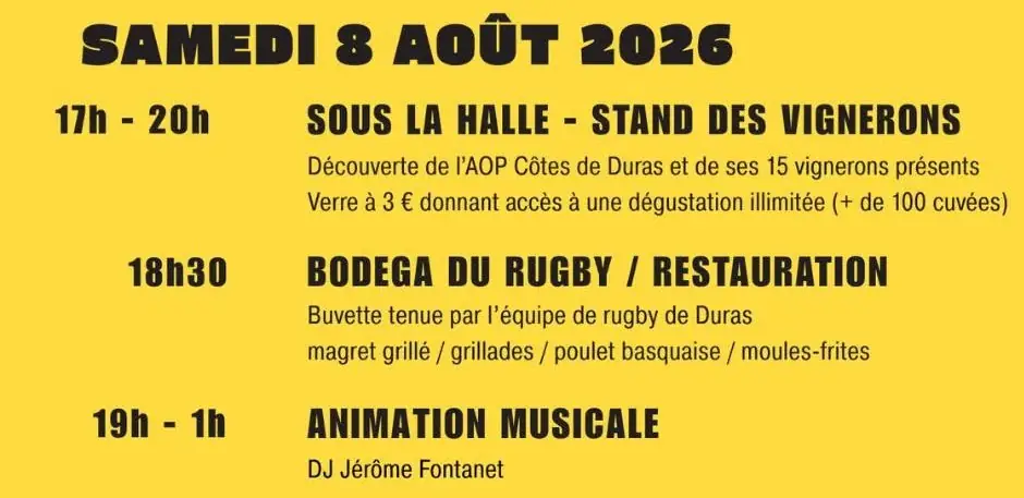 Duras fête son vin ! Un week-end placé sous le signe du terroir, de la gourmandise et de la fête