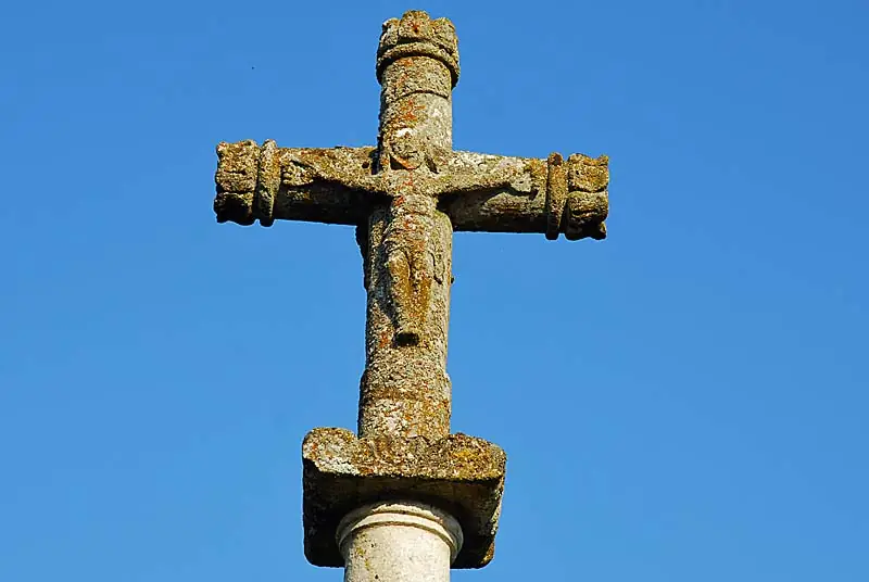 Croix route de Lécourt