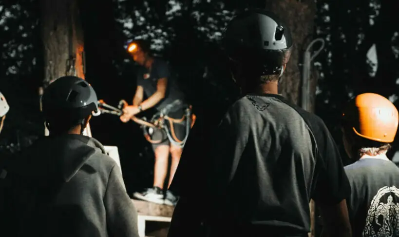 RONDIN PARC : ACCROBRANCHE NOCTURNE