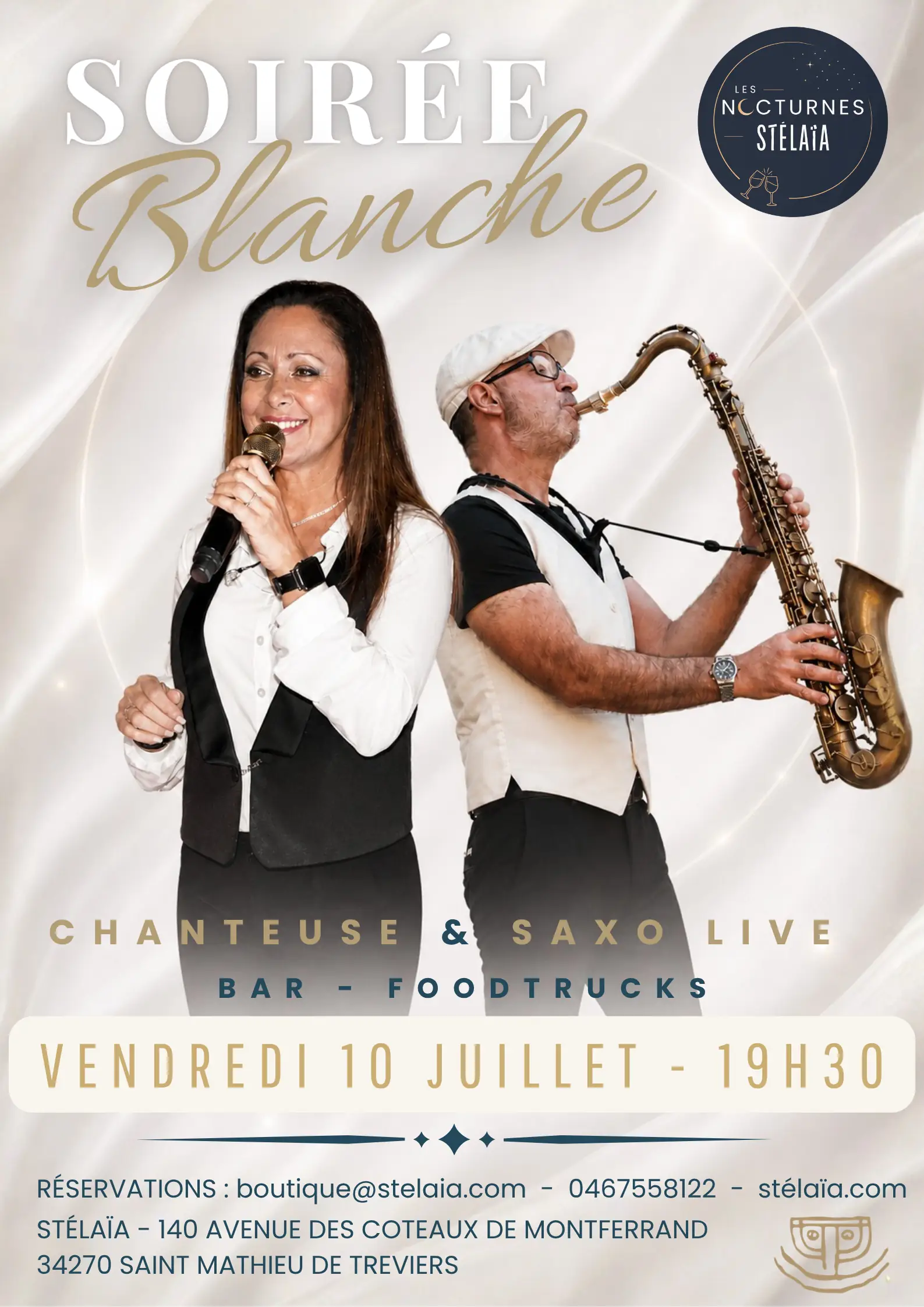 Soirée Blanche - Les Nocturnes de Stélaïa