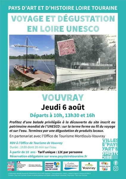 Voyage et dégustation en Loire UNESCO à Vouvray