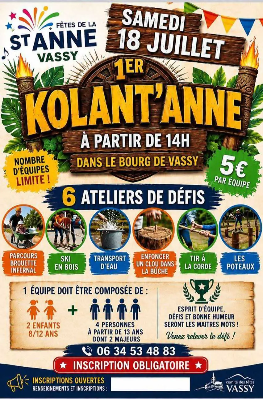 Fête de la Sainte Anne à Vassy