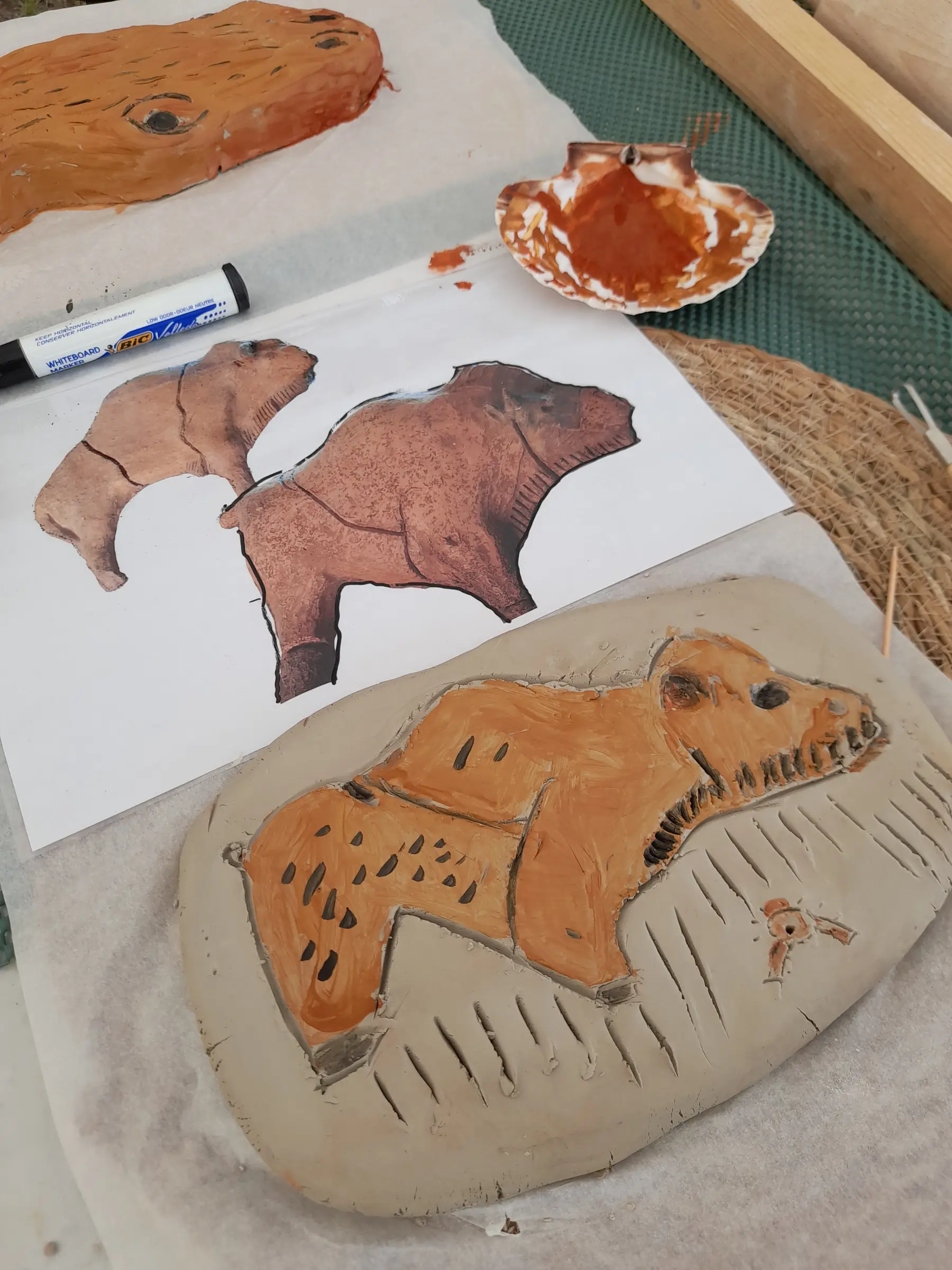 Atelier des p'tits curieux "Art Magdalénien "