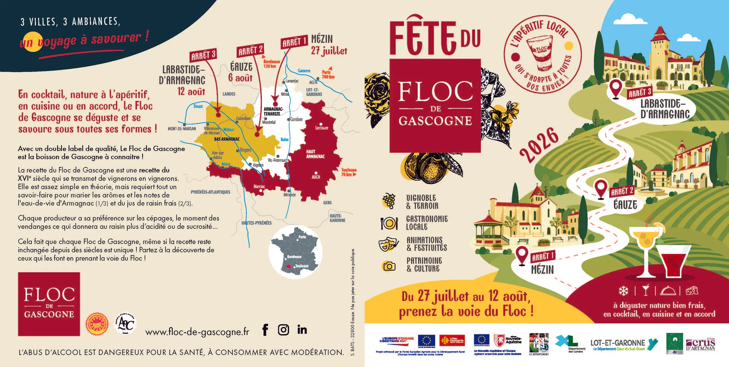 Fête du Floc de Gascogne à Mézin