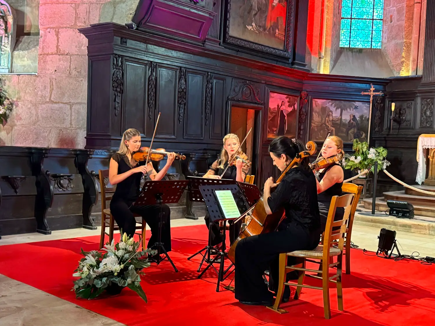 Concert de quatuor à cordes
