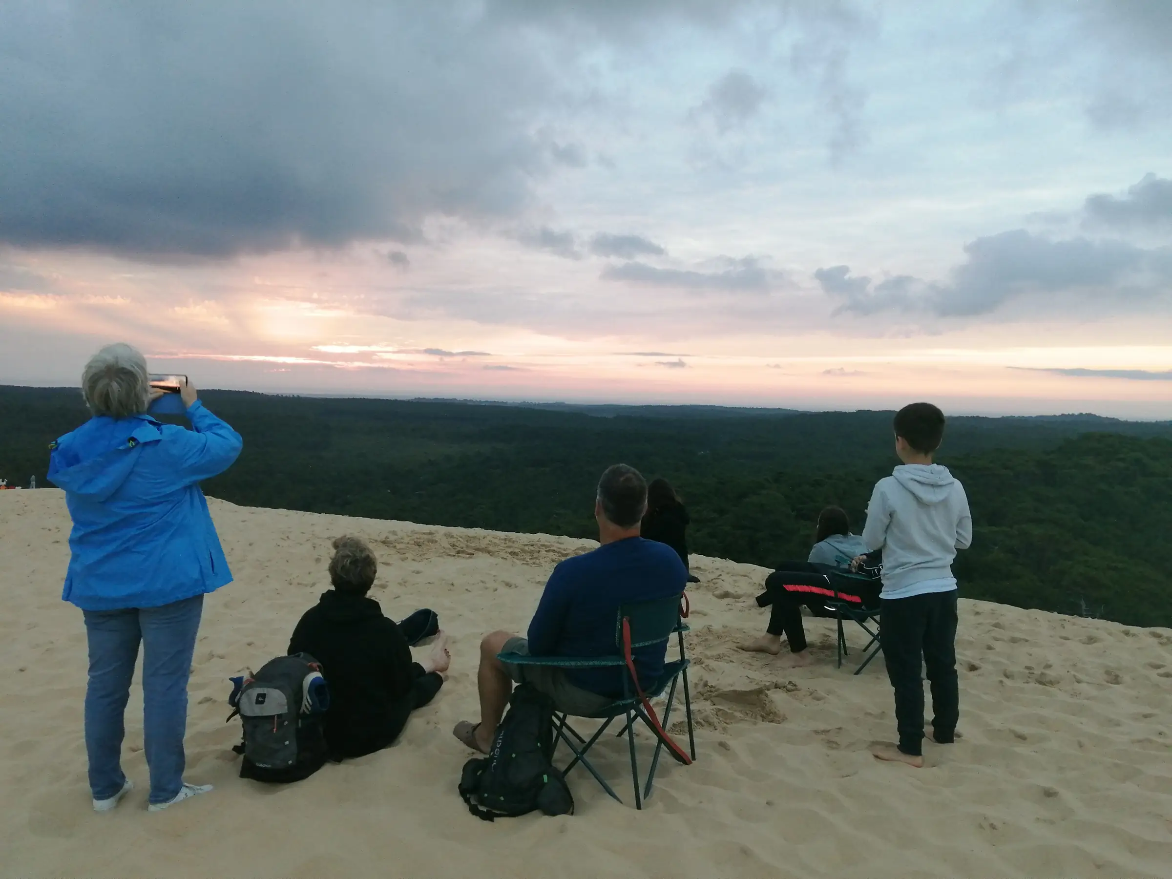 Lever du soleil sur la Dune du Pilat
