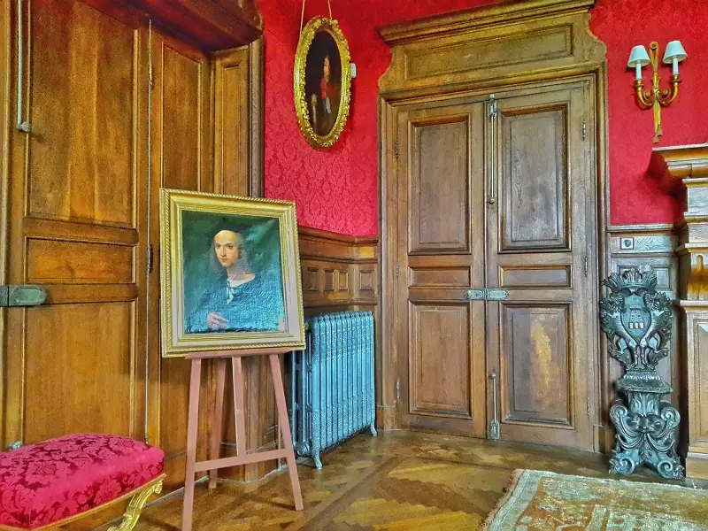 Visite des intérieurs du Château de Chantore