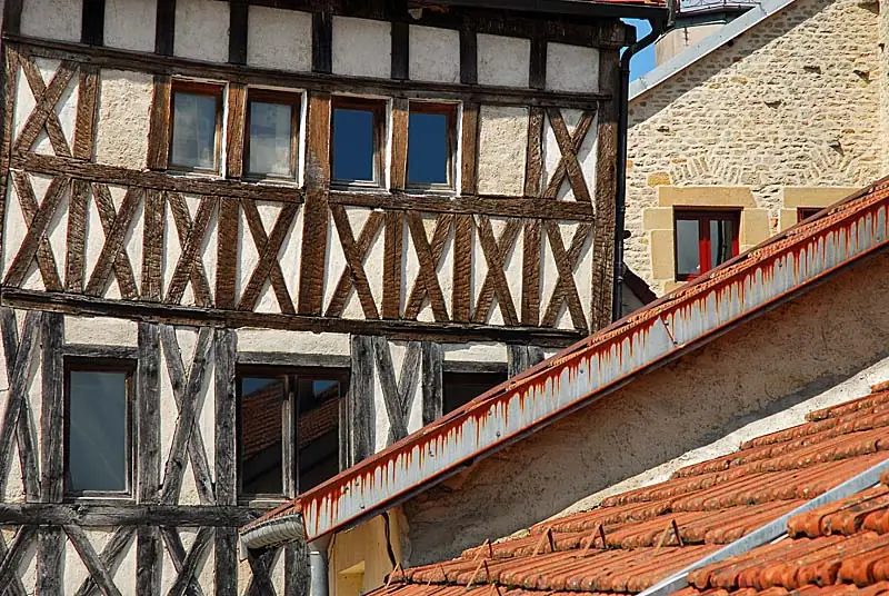 Maison à pan de bois