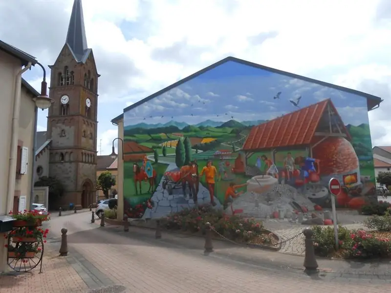 Fresque murale de Boucheporn