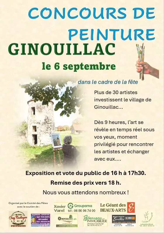 Concours de Peinture & Dessin "Illustrer Ginouillac"