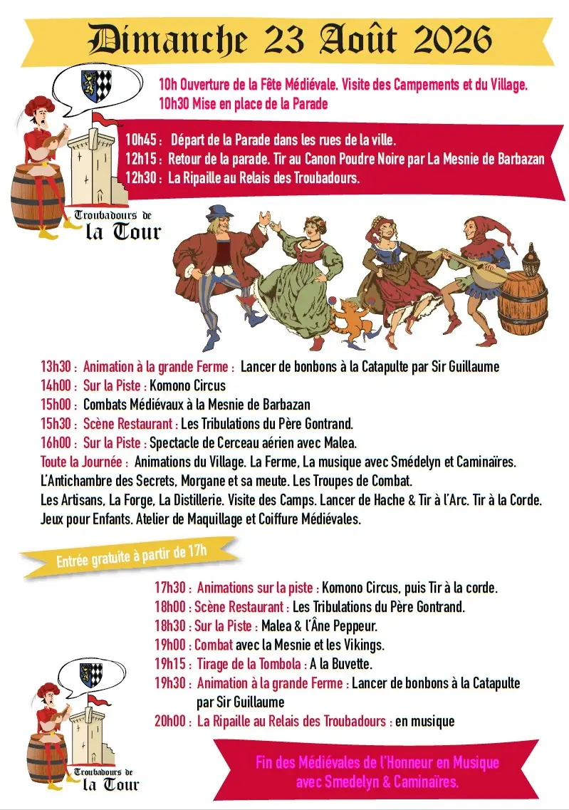 Les Médiévales de Lesparre-Médoc 2026