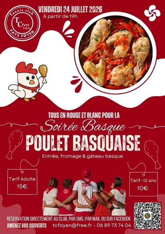 Quatre soirées estivales gourmandes au Tennis Club Pays Foyen