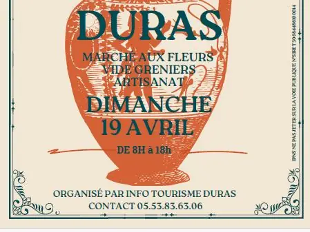 Marché aux fleurs, vide-greniers et artisanat