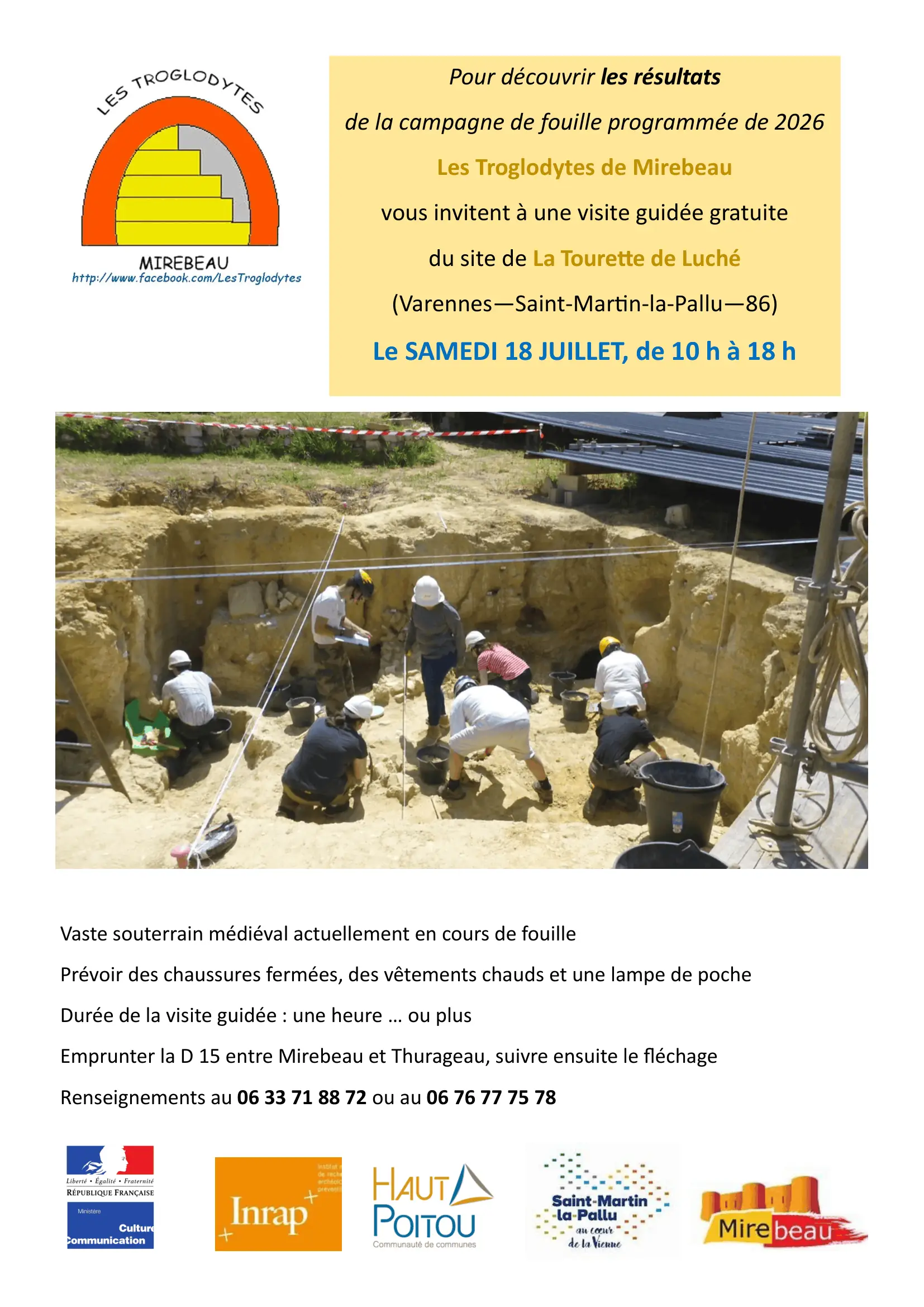 Visite du site de La Tourette de Luché