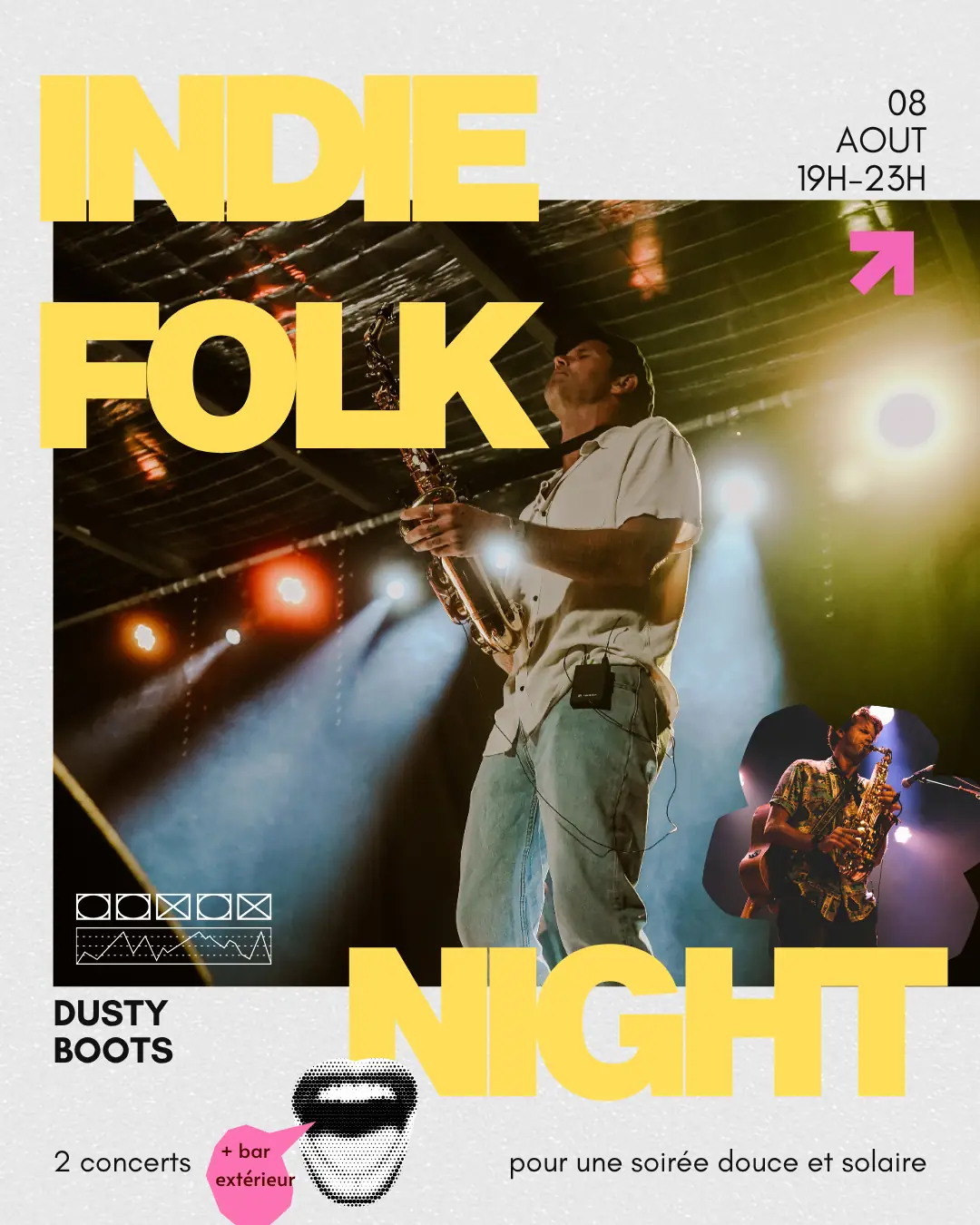 Soirée concert indie folk