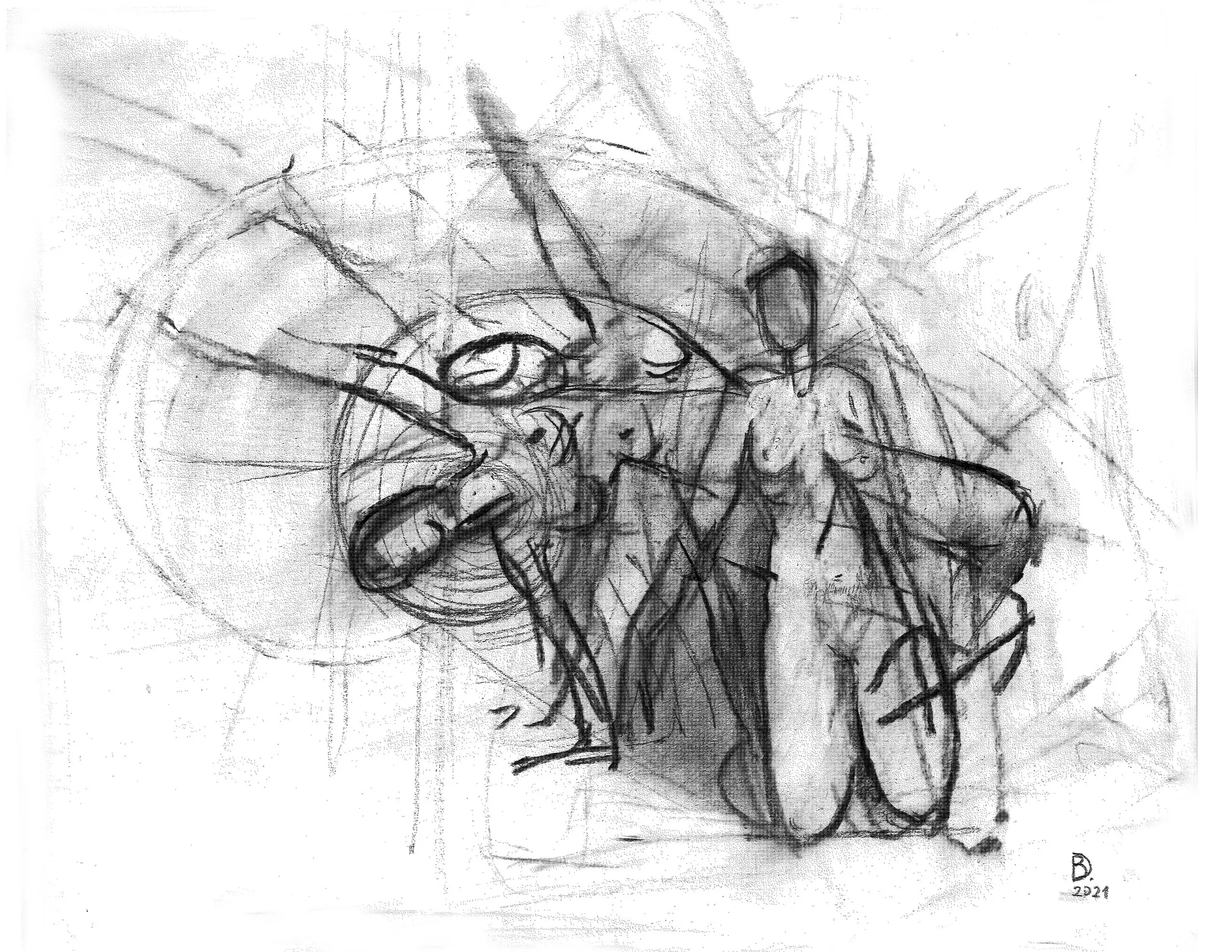 Exposition de sculptures et dessins de Stéphanie Douleau & Diana Vassina