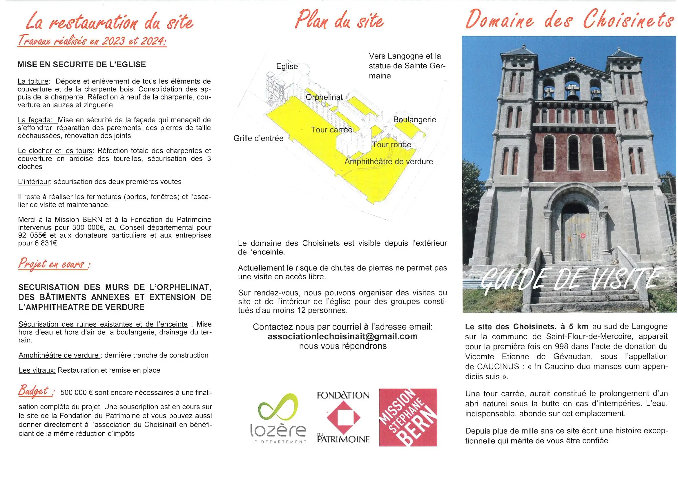 CHATEAU ET ANCIEN ORPHELINAT DES CHOISINETS