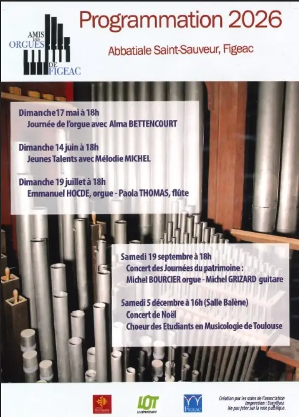 Concert des Amis des Orgues à Figeac