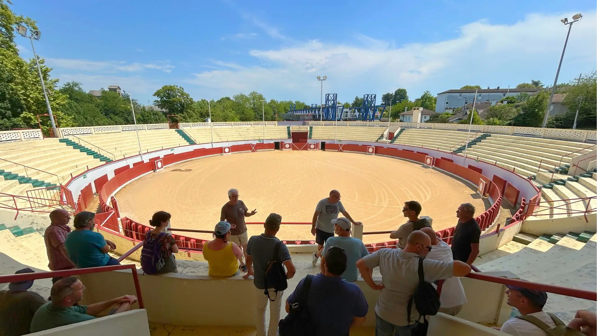 Visite guidée des arènes