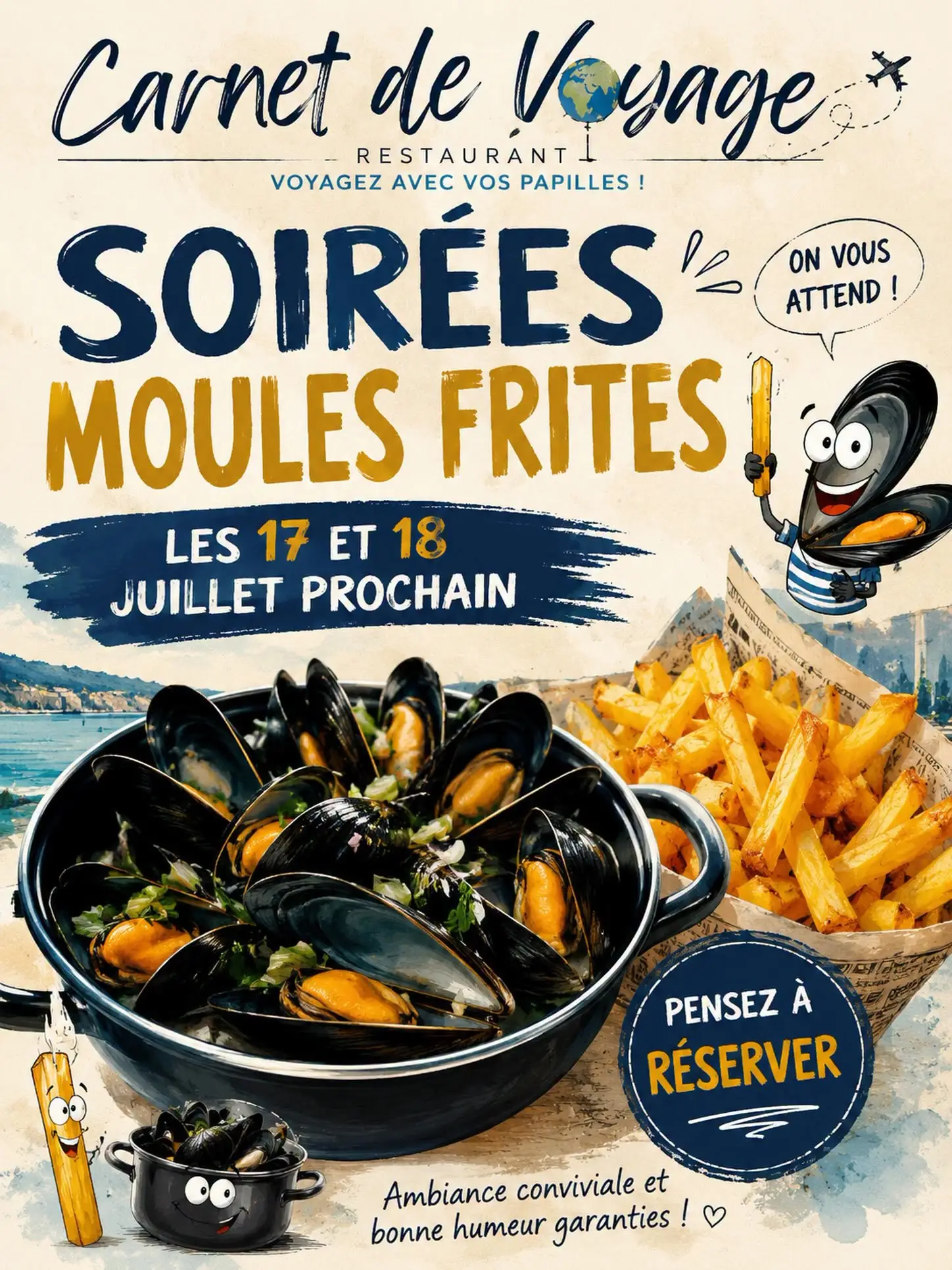 Soirées Moules frites