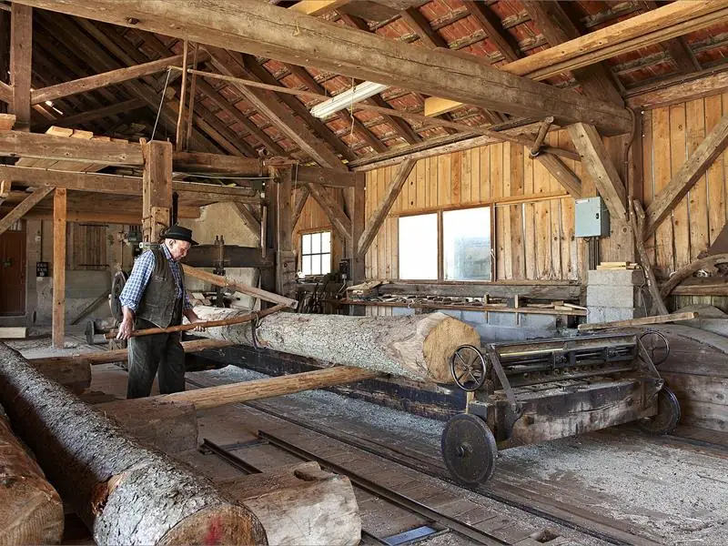 Scierie hydraulique - Musée de Mandray