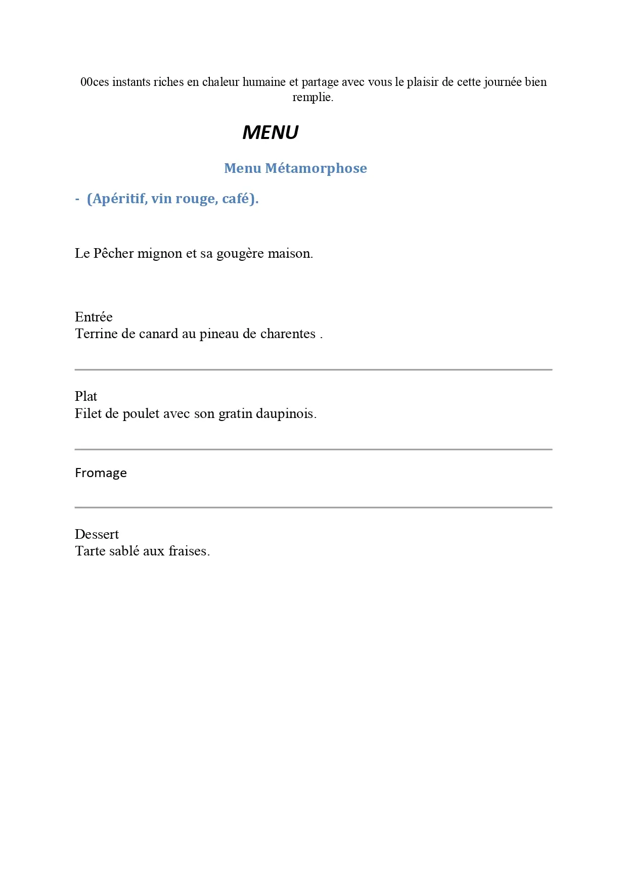 Sortie à La Ruche Gourmande