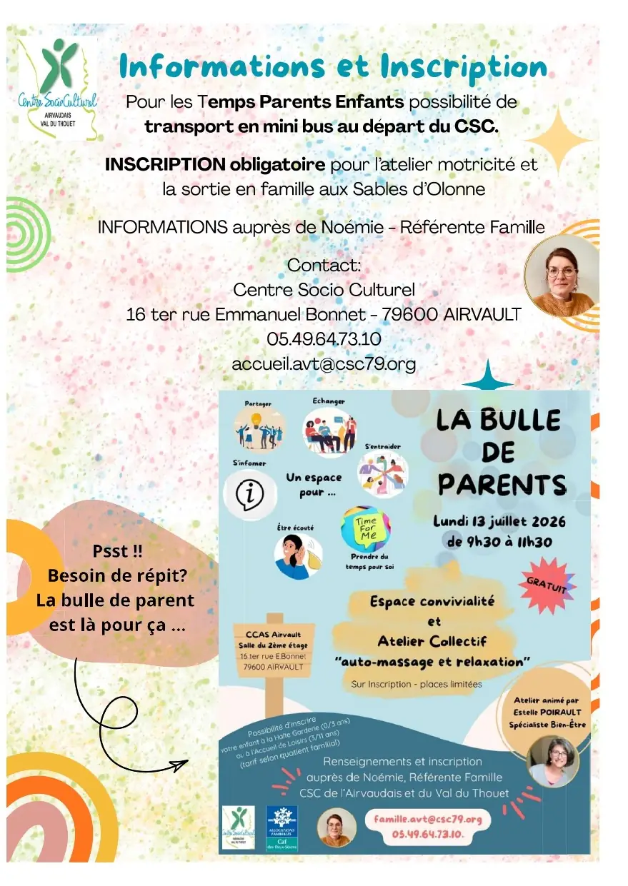Temps parents / enfants  - Vacances en famille