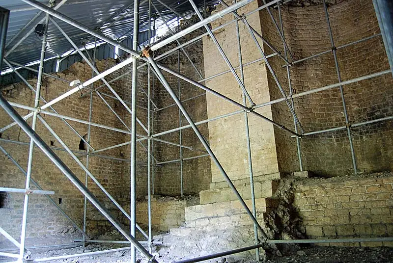 Mur de soutènement gallo-romain