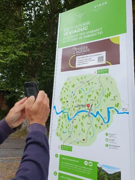Parcours "Oreilles en balade" au Viaduc du Viaur