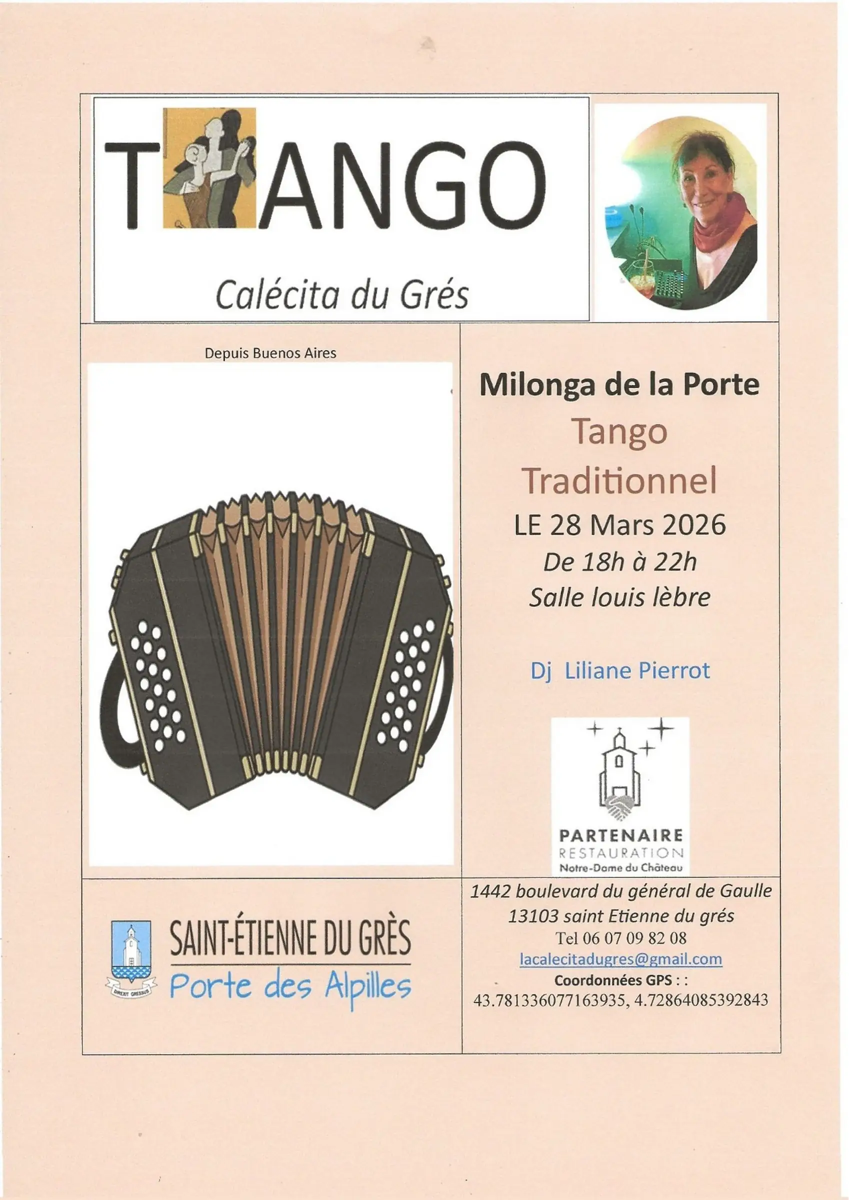 Soirée Milonga de la porte  - Tango Traditionnel