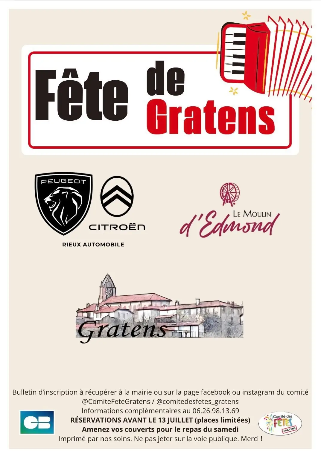 GRATENS EN FÊTE