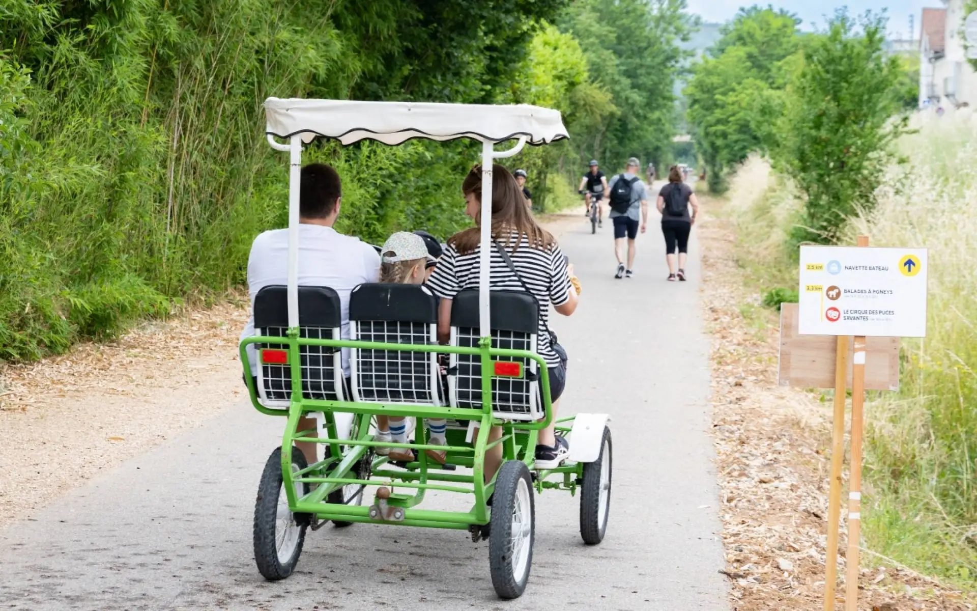 La voie verte en fête, entre Cajarc et Larroque-Toirac !