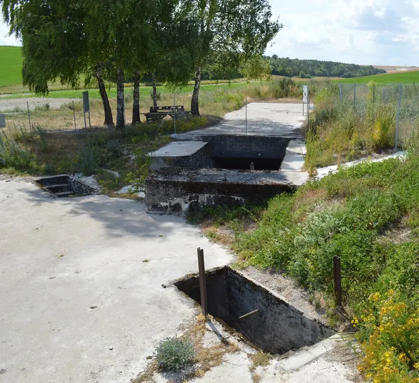 Site des vestiges du canon de marine allemand
