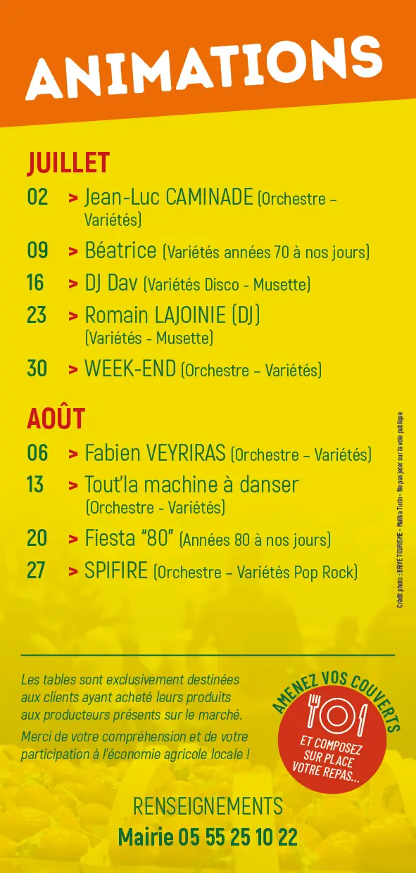 Marché des Producteurs de Pays d'Ayen