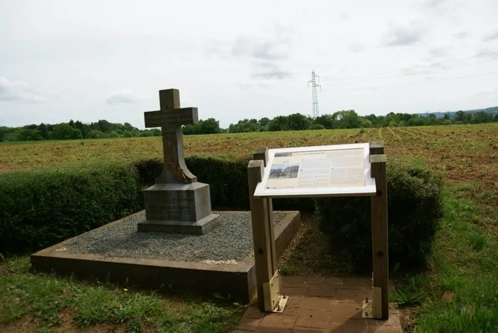 La Croix Margueritte et la tombe de Camille de Varaigne