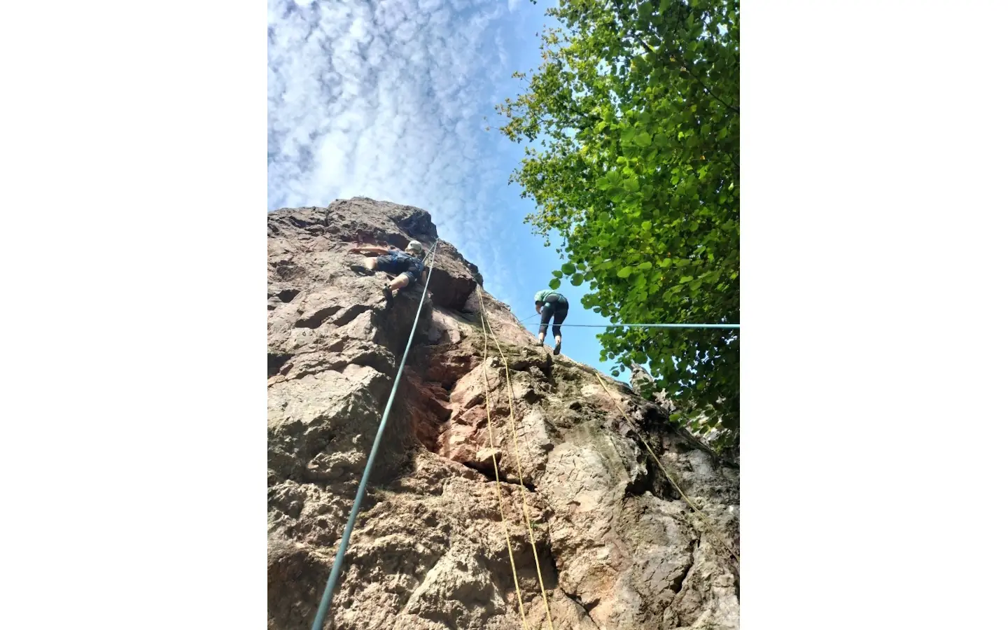 Initiation à l'escalade avec Zeharka