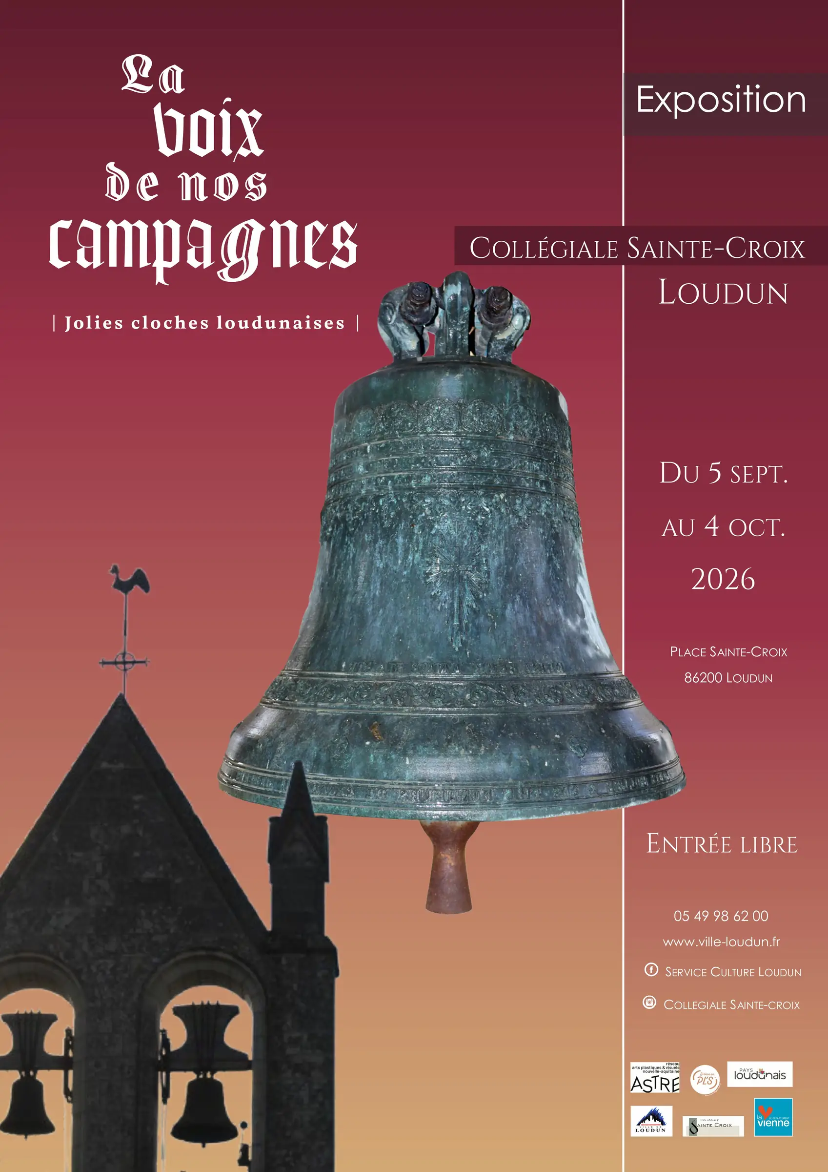 Exposition "La voix de nos campa(g)ne" : les cloches loudunaises