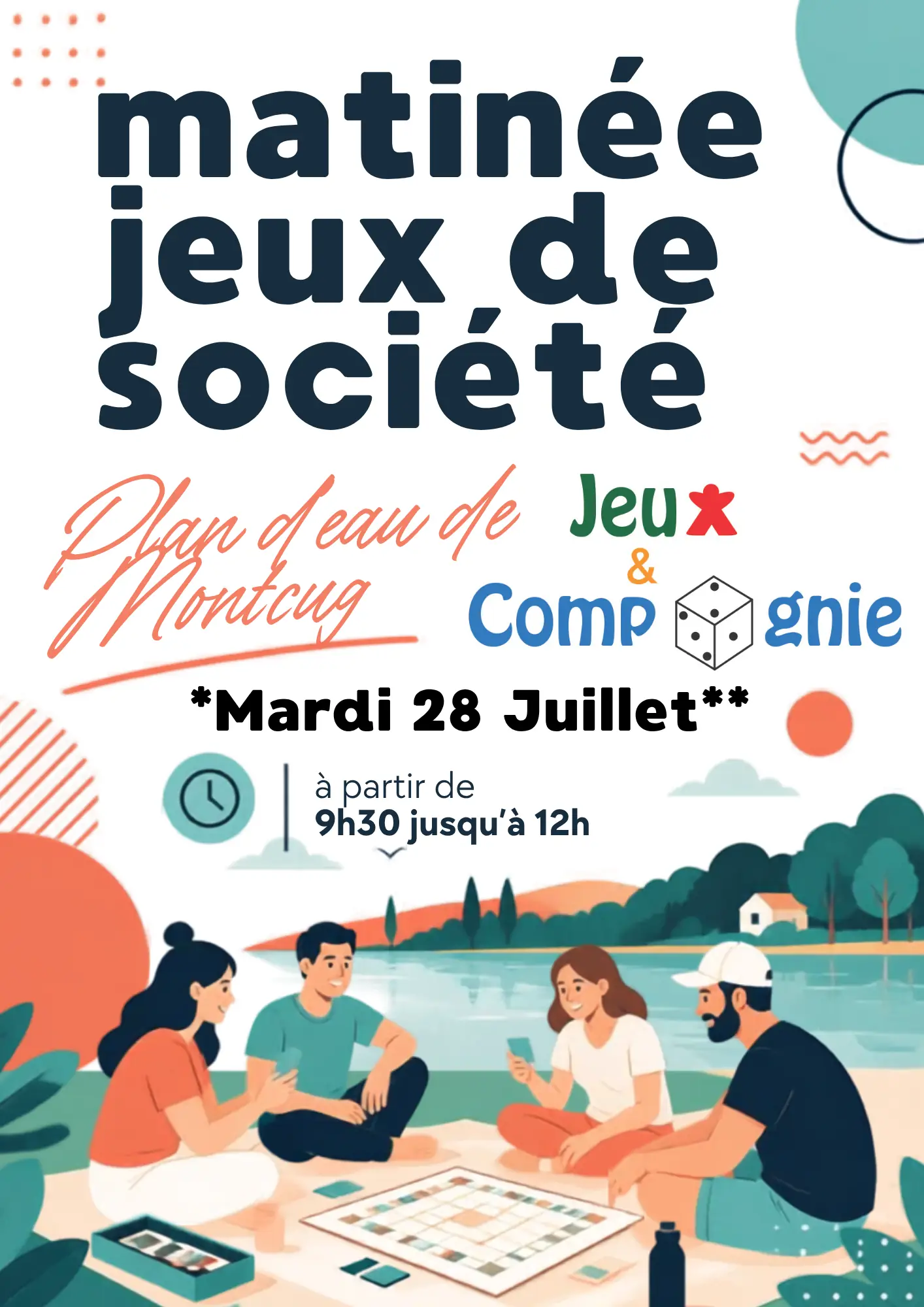 Matinée Jeux au lac de Montcuq